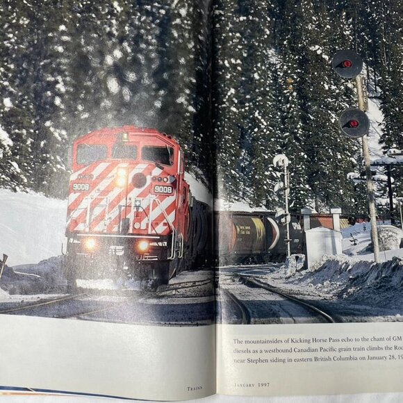 Trains Magazine of Railroading January 1997 Vol 57 No 1 Railroad Enthusiast u - Picture 11 of 11